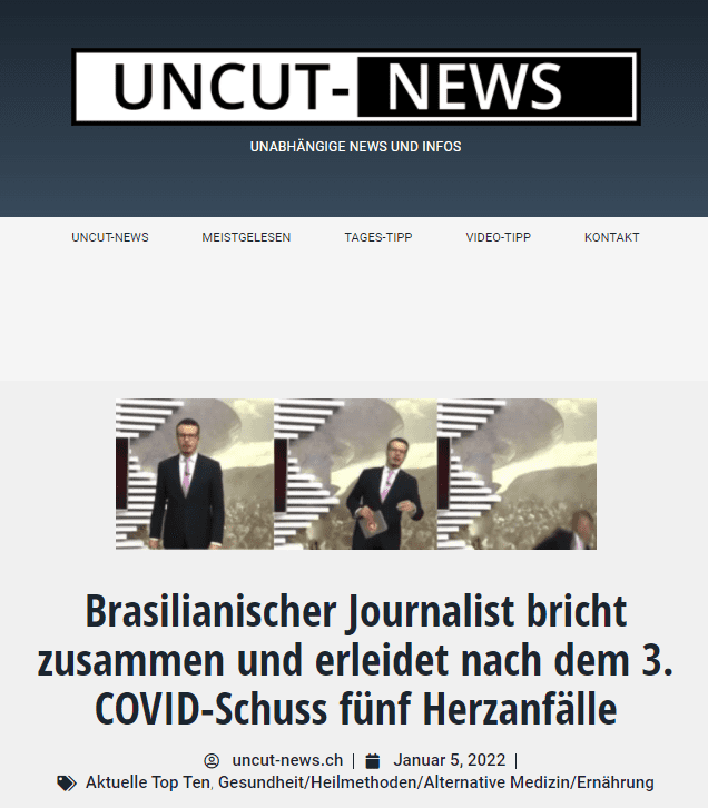 Einige Tage zuvor, am 28. Dezember, gab er in den sozialen Medien bekannt, dass er seine Auffrischungsimpfung erhalten hatte. „Impfstoffe retten Leben“, schrieb Silva.